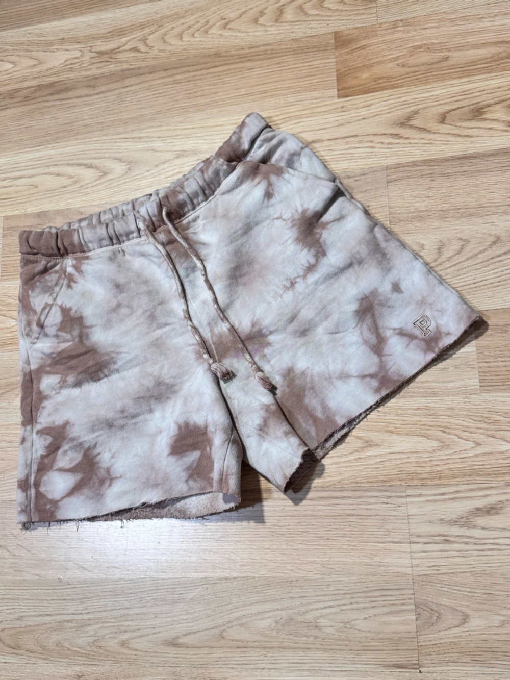 PINK | Tie-Dye Lounge Dad Shorts